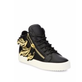 【4折】Giuseppe Zanotti 经典款 黑色高帮休闲鞋 $438（约3151元）