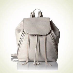 Amazon.com：Rebecca Minkoff 瑞贝卡明可弗 女士大号真皮双肩包