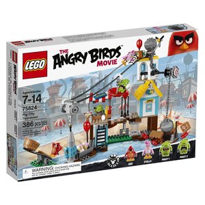 史低价！LEGO 乐高愤怒的小鸟系列75824 猪城毁灭 386片