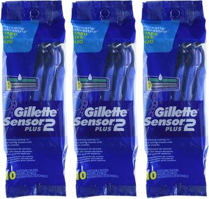 Gillette Sensor2 Plus 男士一次性剃须刀 30 支