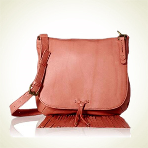 Amazon.com：LUCKY BRAND Flap 女士真皮流苏斜挎包