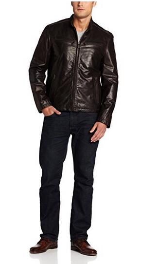 L码！Levis副牌！Dockers 真皮机车夹克