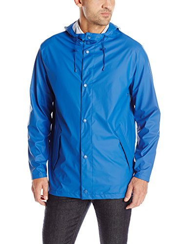 L码！Cole Haan Rubberized Hooded 男士运动夹克