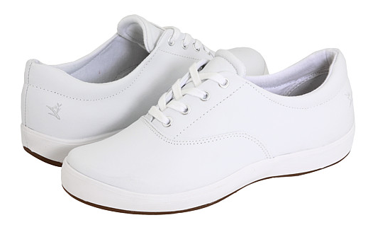 Keds Grasshoppers女士真皮休闲小白鞋