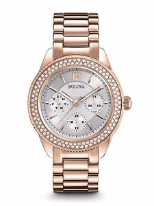 国内1500+！BULOVA 宝路华 97N101 女士玫瑰金时装腕表
