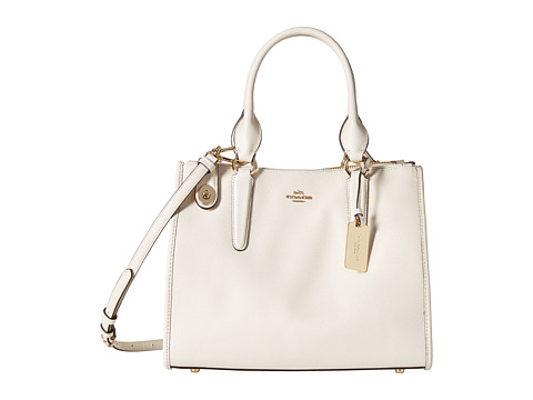 手慢无！COACH 蔲驰 Crossgrain Leather Crosby Carryall 女士手提斜挎包