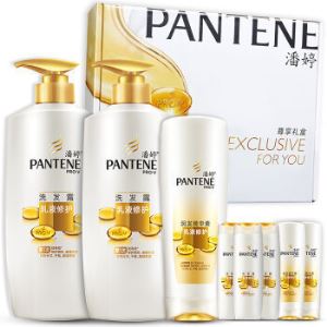 PANTENE 潘婷 洗护套装乳液修护（洗发水500ml*2+80ml*3+护发素400ml+80ml*2）