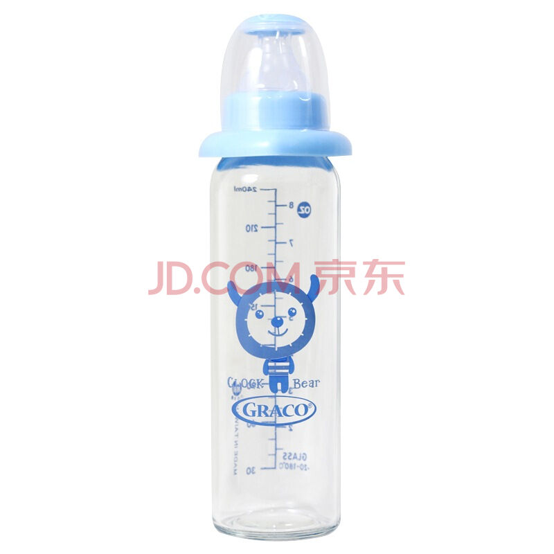 GRACO 葛莱  三面抗冲击标准口径玻璃奶瓶240ml         19.90元（可满199-100）