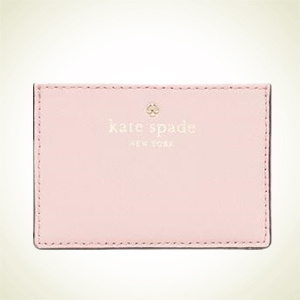 shopbop：kate spade new york 粉嫩真皮卡包