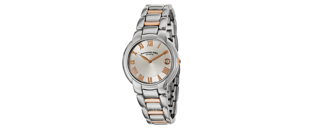 需用码！RAYMOND WEIL 佳茗系列 5235-S5-01658 女款时装腕表