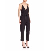 Leur Logette 黑色吊带连身裤 $165.6（约1199元）