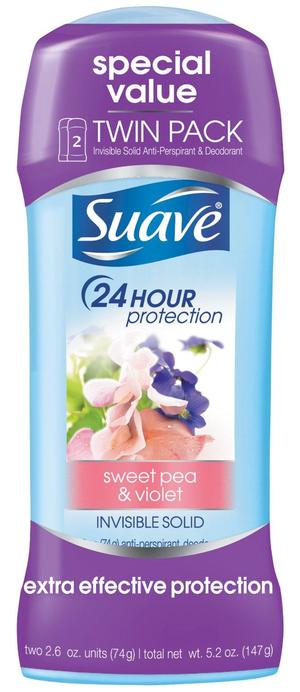 Suave 止汗除味剂 2瓶