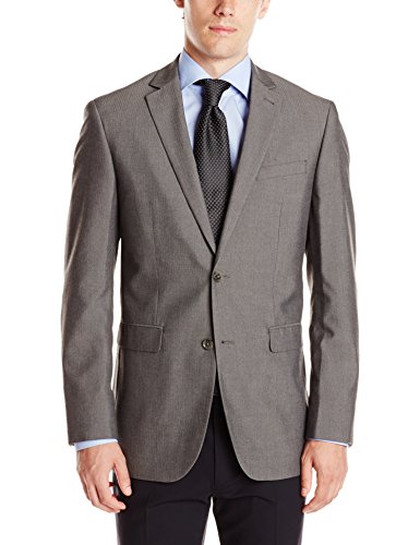 PERRY ELLIS Grey Herringbone 男西装外套