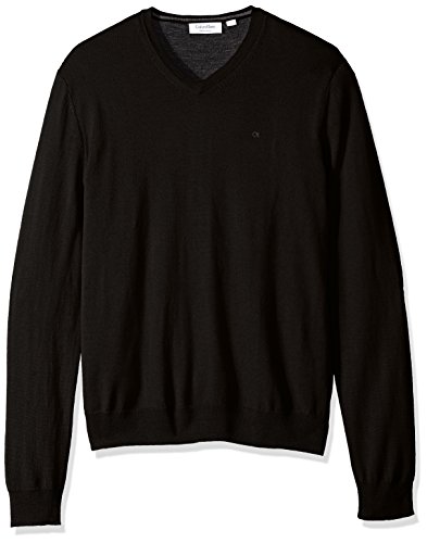Calvin Klein 100%纯美利奴羊毛男士针织衫