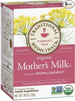 Traditional Medicinals 有机催奶茶 16包x6盒