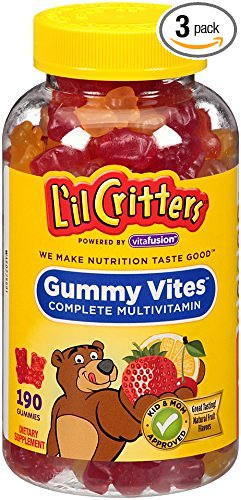 Prime福利！L’il Critters 丽贵 多种维生素软糖 190粒*3瓶