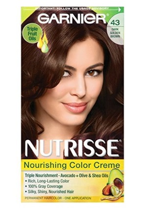 Garnier Nutrisse 超级滋养染发膏-深棕色