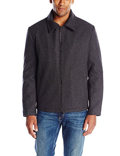 S码！IZOD Wool-Blend Jacket 男士羊毛混纺夹克（带围巾）