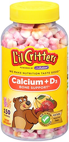凑单！L‘il Critters   钙+维生素D3 小熊软糖 150粒