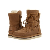 UGG Eliss 大童款栗色系带毛绒雪地靴 $75（约543元）