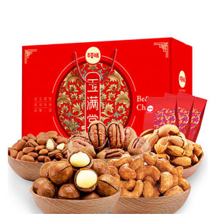 Be&Cheery百草味 玉满堂干果零食大礼包 1578g 148元好价包邮