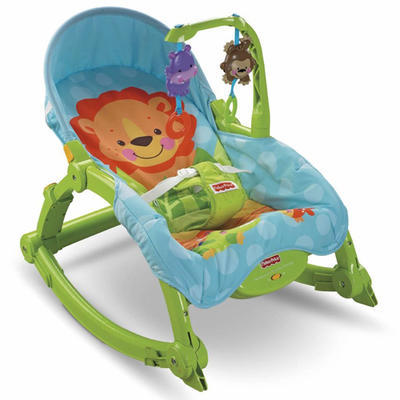 再降：Fisher-Price 费雪 W2811 可爱动物多功能轻便摇椅 234元包邮（339,200-100-5）