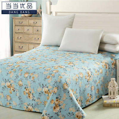 当当优品 纯棉斜纹印花单人床单 180*230cm 39元包邮（需用券）