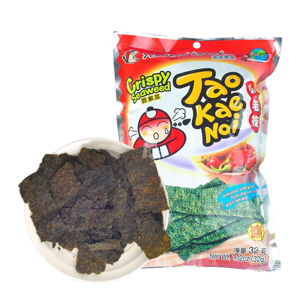限华东、川渝！泰国进口 小老板牌调味海苔（辣味）36g/包 5.67元（6件起）