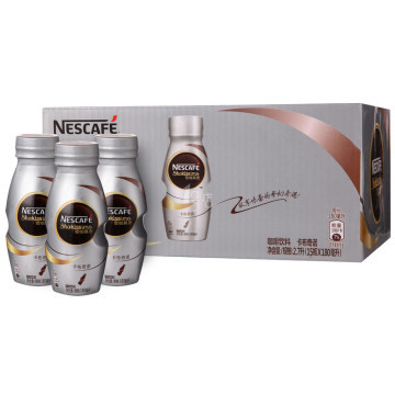 雀巢（Neslte） 雪咖慕思 卡布奇诺咖啡 180ml*15瓶 +意式浓香咖啡 180ml*15瓶 ￥99