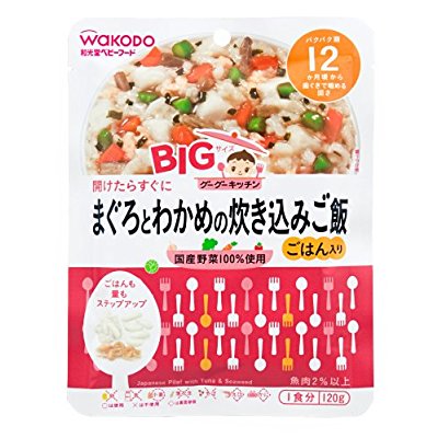wakodo 和光堂 婴幼儿辅食金枪鱼海带烩饭 约91.68元 原价 115.20元