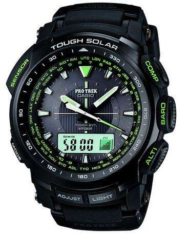 Casio 卡西欧 PRW-5100-1BJF 6局电波登山男士腕表