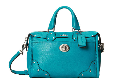 COACH 蔻驰 Crackle Leather Rhyder 24  女士手提包