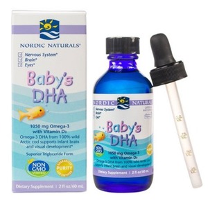 Nordic Naturals Baby's DHA 挪威鳕鱼婴儿鱼肝油（60ml）