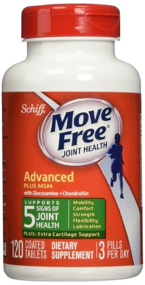 销量冠军！Schiff Move Free 维骨力关节保健品，120粒