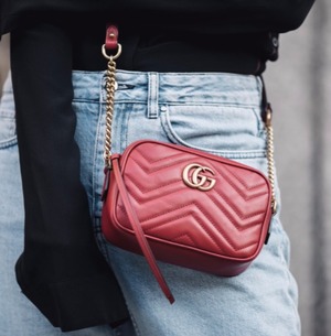 Luisaviaroma 精选大热Gucci 迷你Marmont 链条包热卖