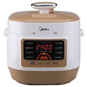 美的（Midea） WSS2521 迷你2.5L电脑版多功能可冷饭加热电压力锅（24小时预约）