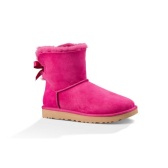 UGG Mini Bailey Bow 蝴蝶结玫红色雪地靴 $63.74（约462元）