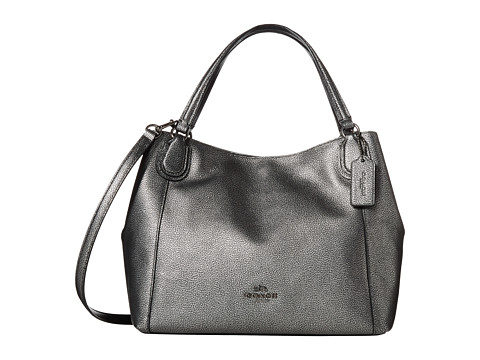 COACH 蔻驰 女士金属色手提斜挎包