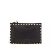 经典款！Valentino 华伦天奴 黑色铆钉手包 $695（约4986元）