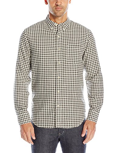 S码！Lucky Brand 幸运牌 Smart Military 男士格子衬衫