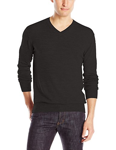 M码！FRENCH CONNECTION Merino Basics 男士美利奴羊毛V领毛衣