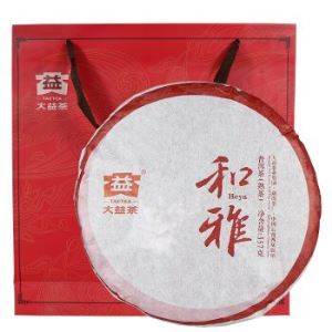 【京东超市】大益 茶叶 普洱茶 熟茶 和雅精美礼盒 357g
