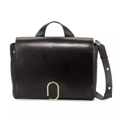 3.1 Phillip Lim 经典黑色Alix回形针包 手提斜挎两用信使包 $777（约5521元）