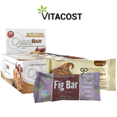 Vitacost：精选Quest Nutrition/Go Macro等 能量棒  额外8折