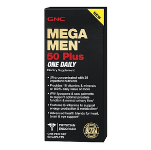 GNC Mega Men 50岁以上男性综合维生素 60粒