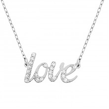 施华洛世奇（SWAROVSKI） Emotion系列 LOVE 5093577 项链 情人节好礼