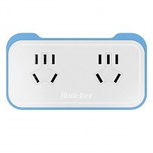 航嘉（Huntkey）PSE005蓝色款 一转二 商旅便携式插座