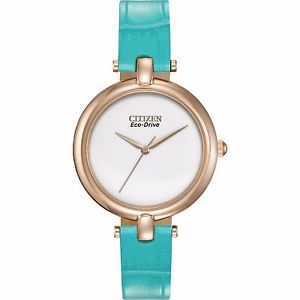 Citizen 西铁城 EM0253-20A 女士光动能腕表