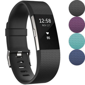 新低！Fitbit Charge 第二代 心率检测多功能运动手环(多色可选)