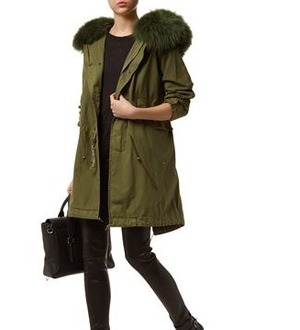 Harrods现有Mr & Mrs Italy带毛派克大衣热卖
